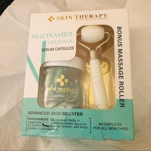 Skin Therapy My Beauty Spot Niacinamide + Retinol Serum Capsules &massage roller